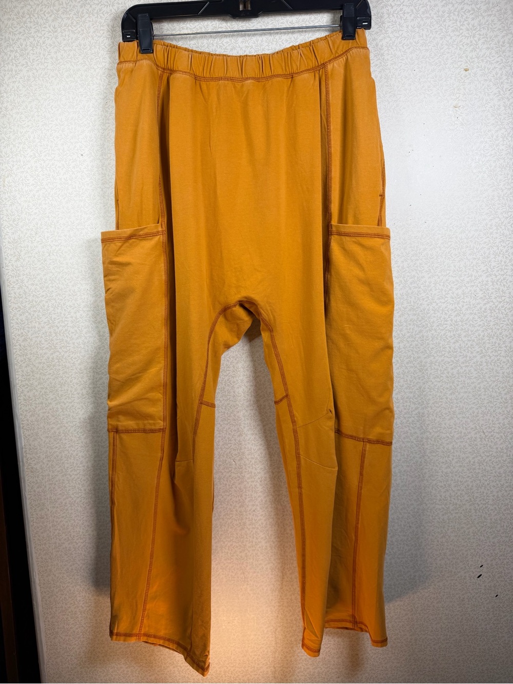 Free People Movement Women's Mustard Hot Shot Easy Pants